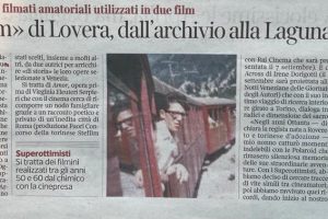 Corriere di Torino parla dei filmati di Superottimisti alla Biennale di Venezia